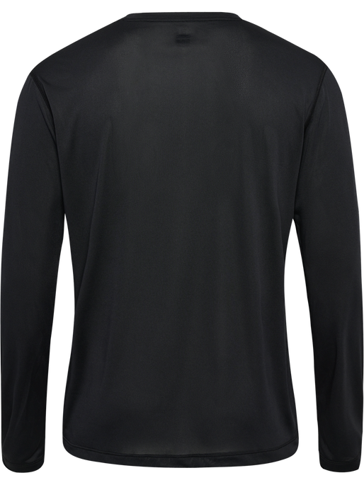 nwlBEAT T-SHIRT L/S, BLACK, packshot