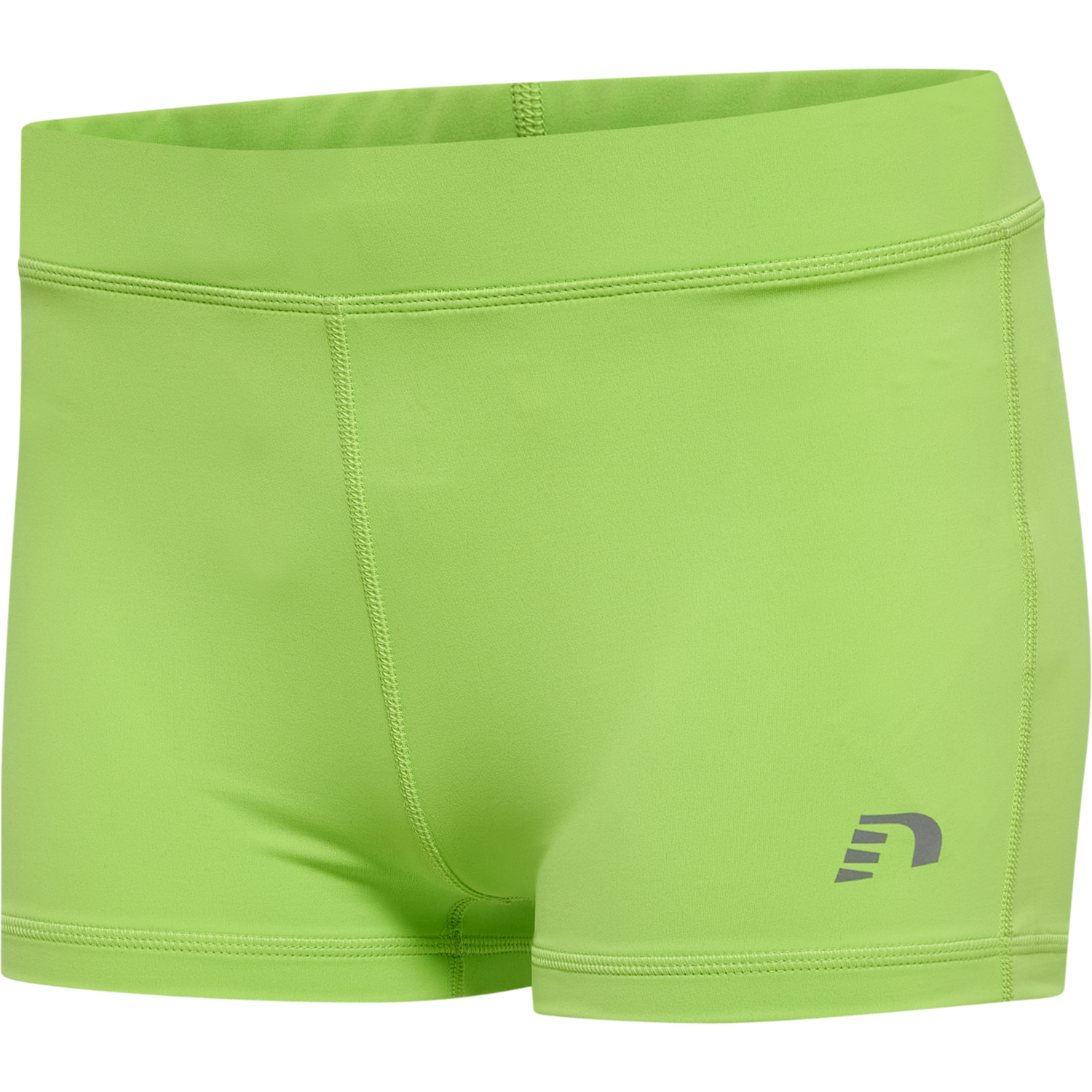 WOMEN CORE ATHLETIC HOTPANTS, GREEN FLASH, packshot
