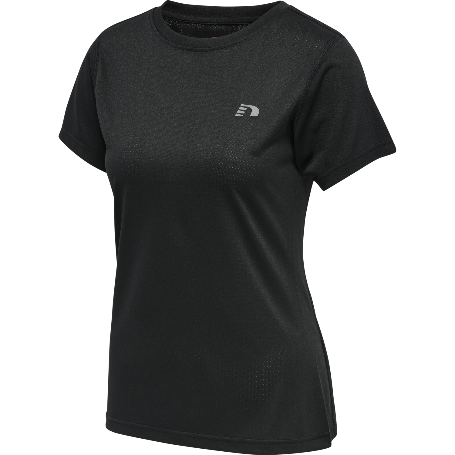 WOMEN STATEMENT T-SHIRT S/S, BLACK, packshot