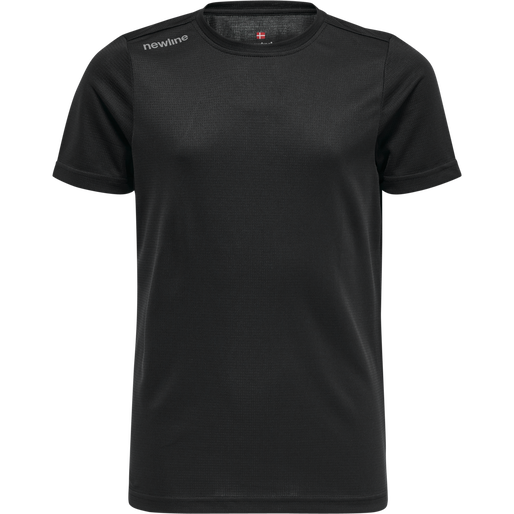 KIDS CORE FUNCTIONAL T-SHIRT S/S, BLACK, packshot