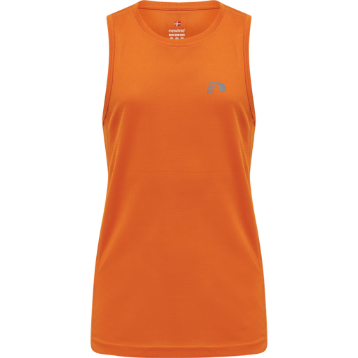 KIDS CORE RUNNING SINGLET, ORANGE TIGER, packshot