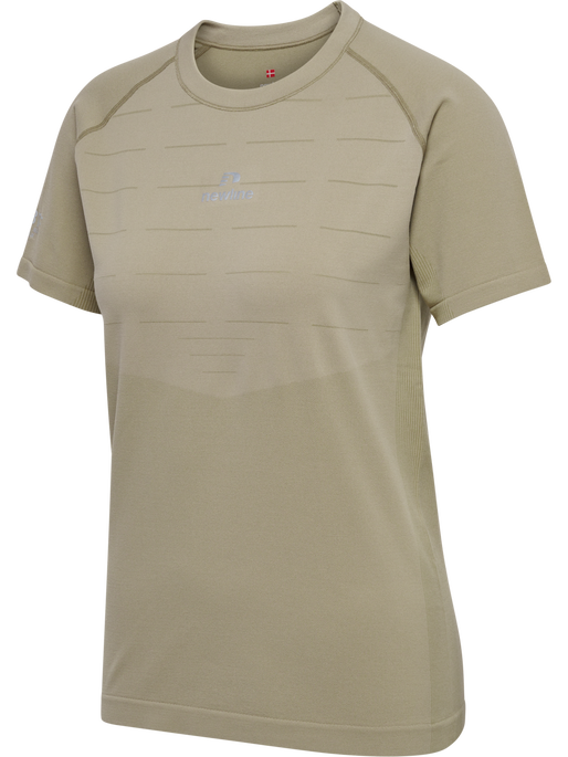 nwlPACE SEAMLESS TEE WOMAN, SILVER SAGE, packshot
