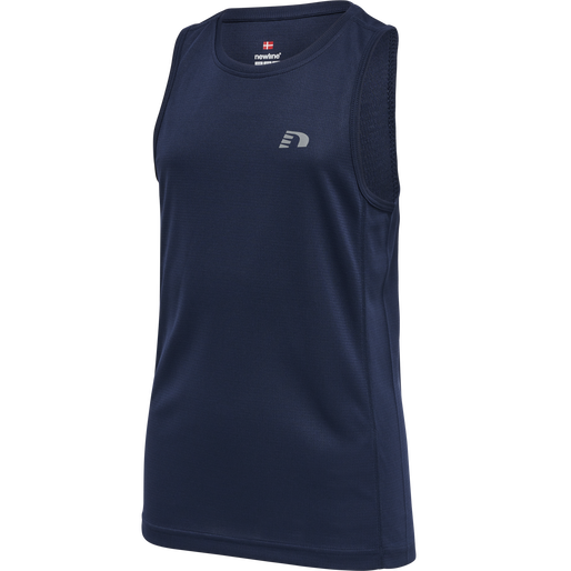 KIDS CORE RUNNING SINGLET, BLACK IRIS, packshot