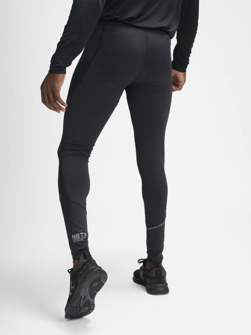 nwlRACE POCKET TIGHTS, BLACK, model