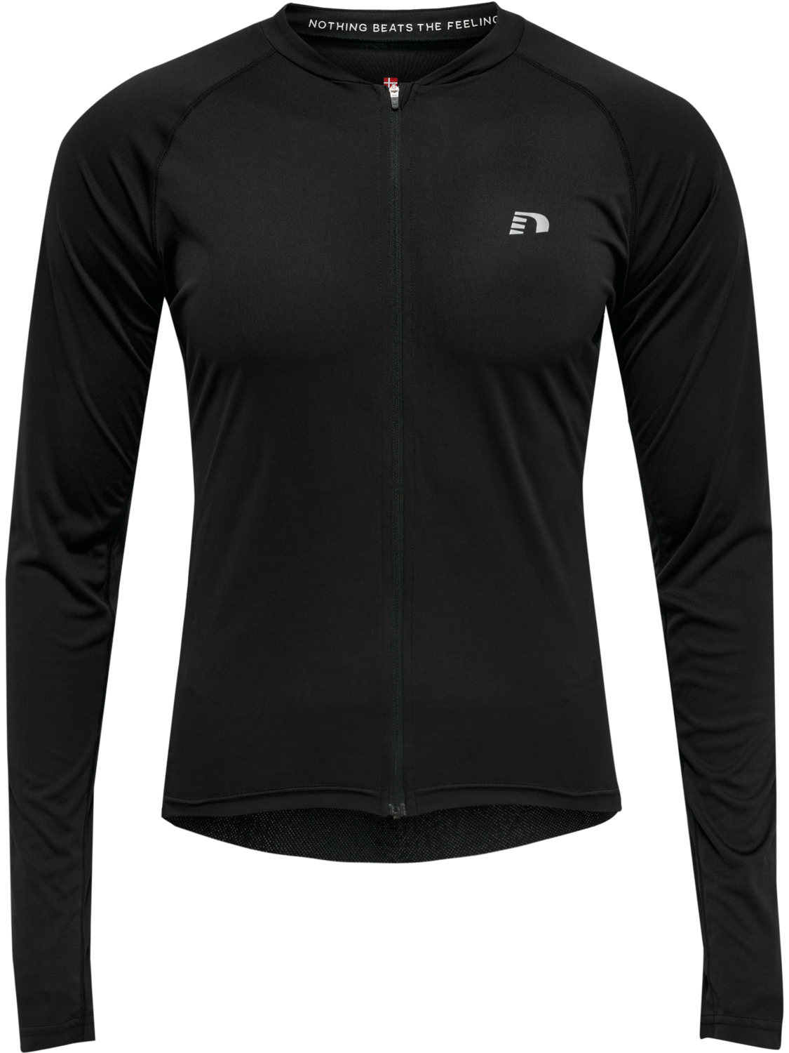 MENS CORE BIKE L/S JERSEY, BLACK, packshot