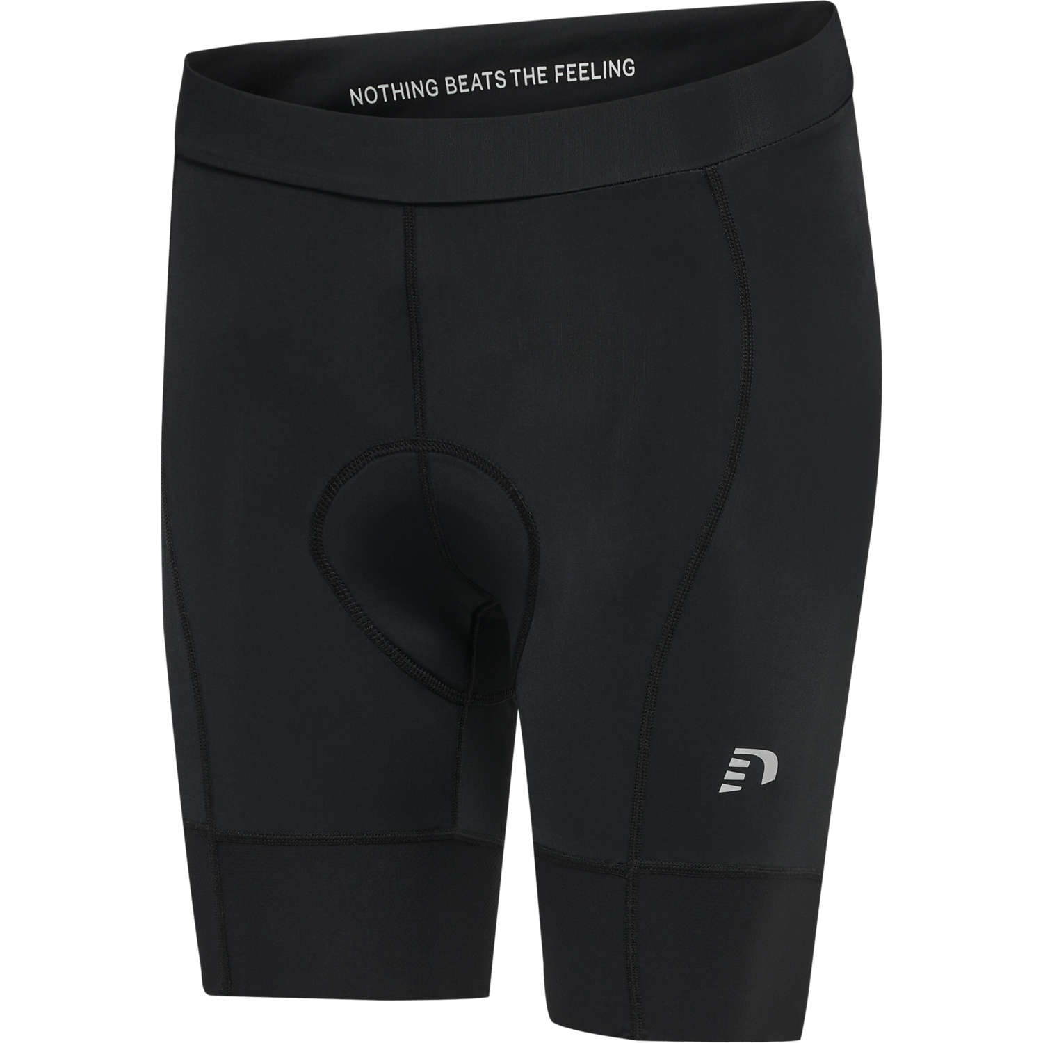 WOMENS CORE BIKE PANEL SHORTS, BLACK, packshot
