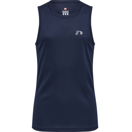 KIDS CORE RUNNING SINGLET, BLACK IRIS, packshot
