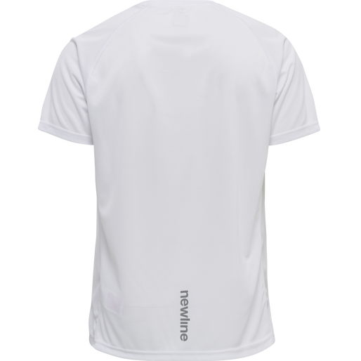 MEN CORE RUNNING T-SHIRT S/S, WHITE, packshot