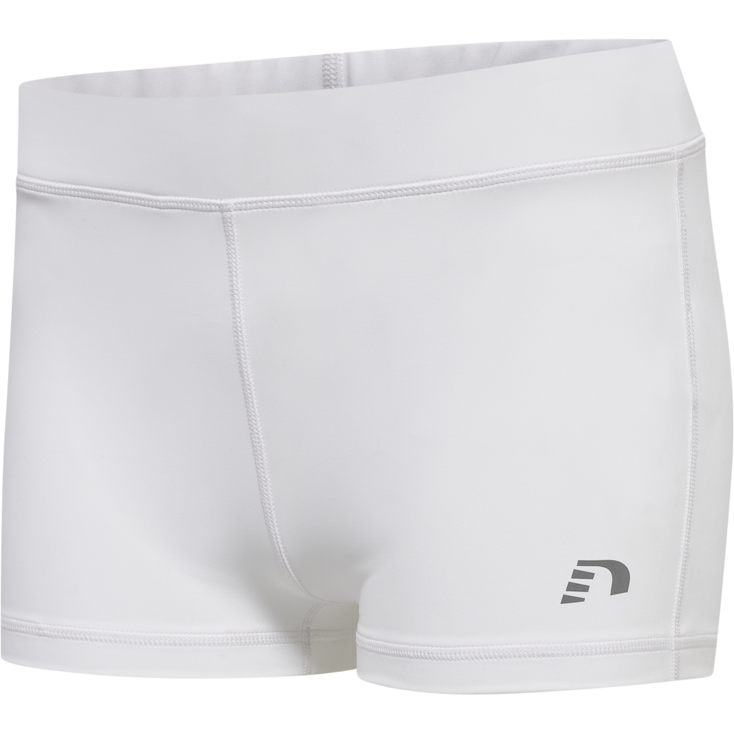 WOMEN CORE ATHLETIC HOTPANTS, WHITE, packshot