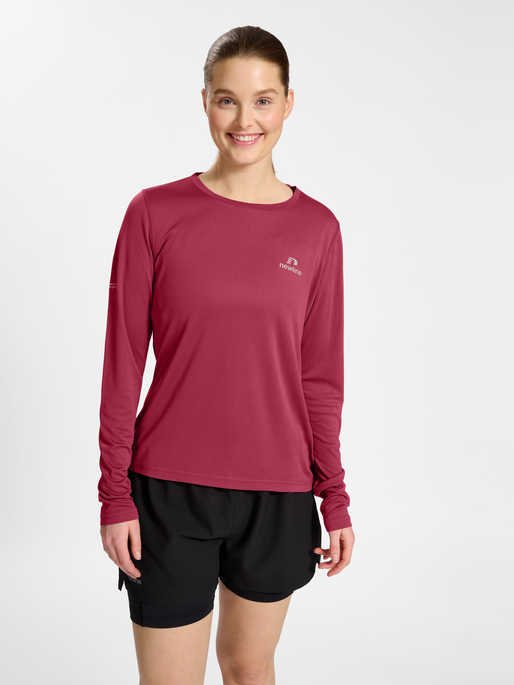 nwlMEMPHIS T-SHIRT L/S WOMAN, DRY ROSE, model