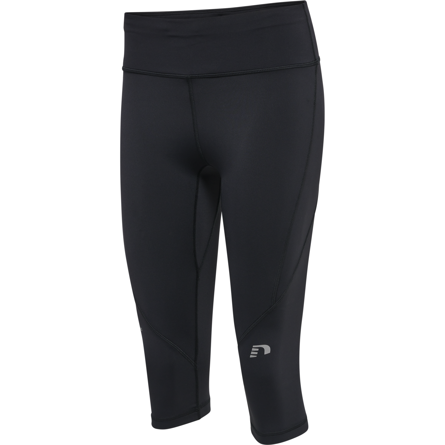 WOMEN HW KNEE TIGHTS, BLACK, packshot