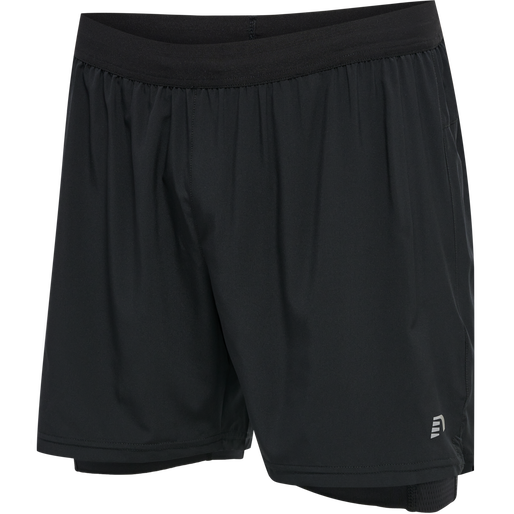 MEN'S CORE 2-IN-1 SHORTS, BLACK, packshot