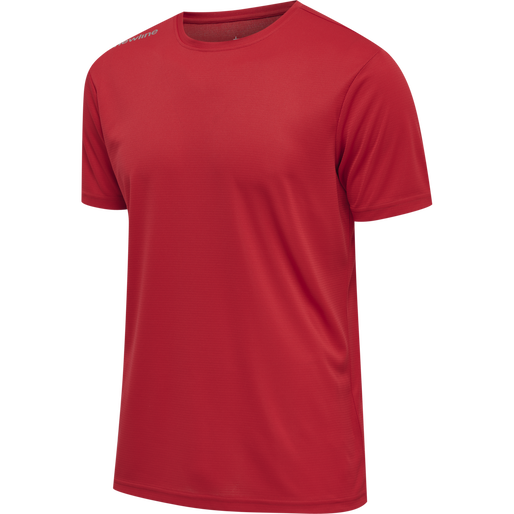 MEN CORE FUNCTIONAL T-SHIRT S/S, TANGO RED, packshot