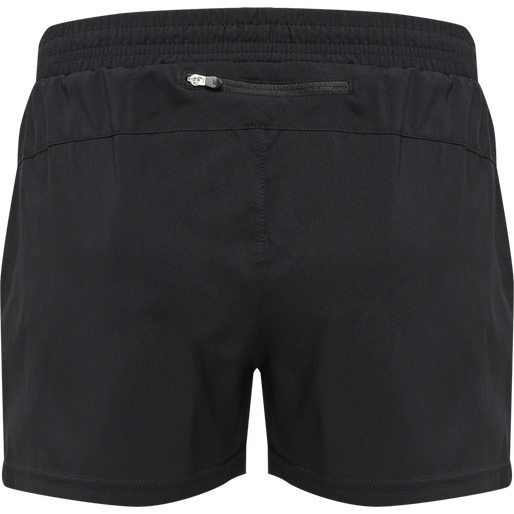 WOMEN CORE RUNNING SHORTS, BLACK, packshot
