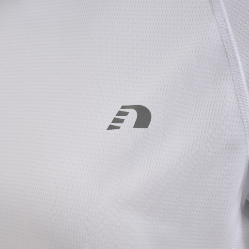 WOMEN CORE RUNNING T-SHIRT L/S, WHITE WOMEN CORE RUNNING T-SHIRT L/S, WHITE, packshot