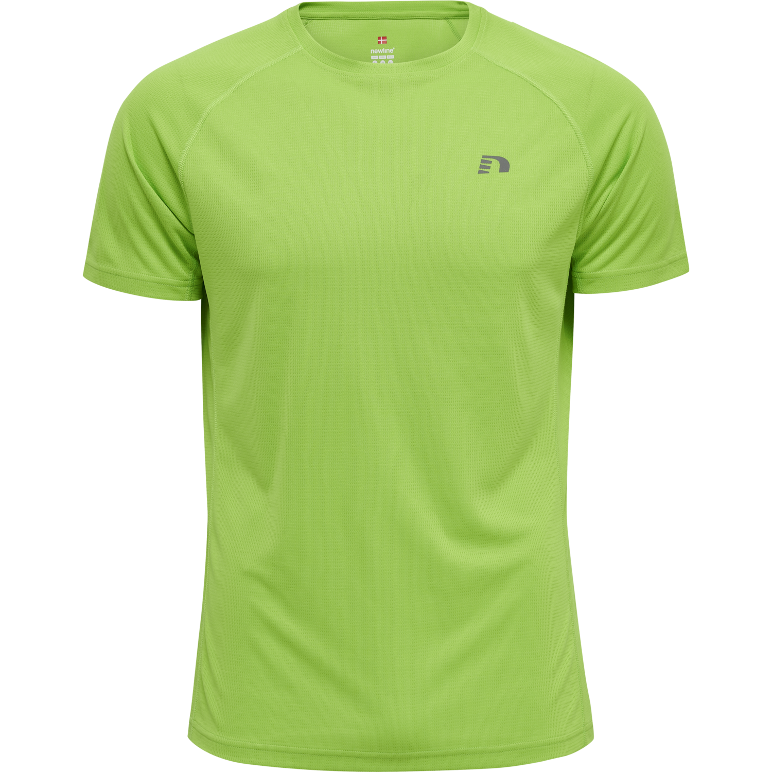 MEN CORE RUNNING T-SHIRT S/S, GREEN FLASH, packshot