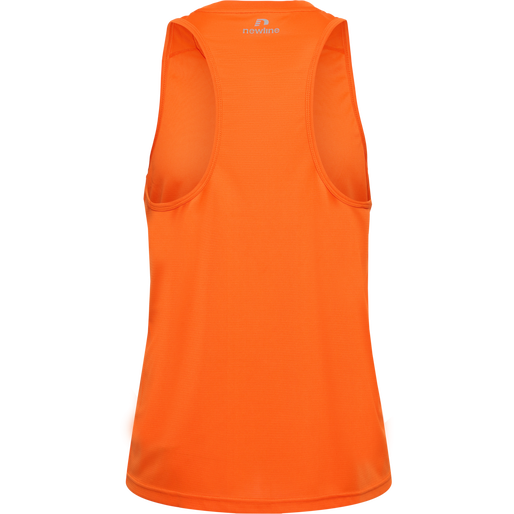 MEN'S ATHLETIC RUNNING SINGLET, ORANGE TIGER, packshot