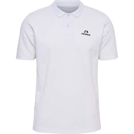 nwlLEA COTTON POLO MEN, WHITE, packshot