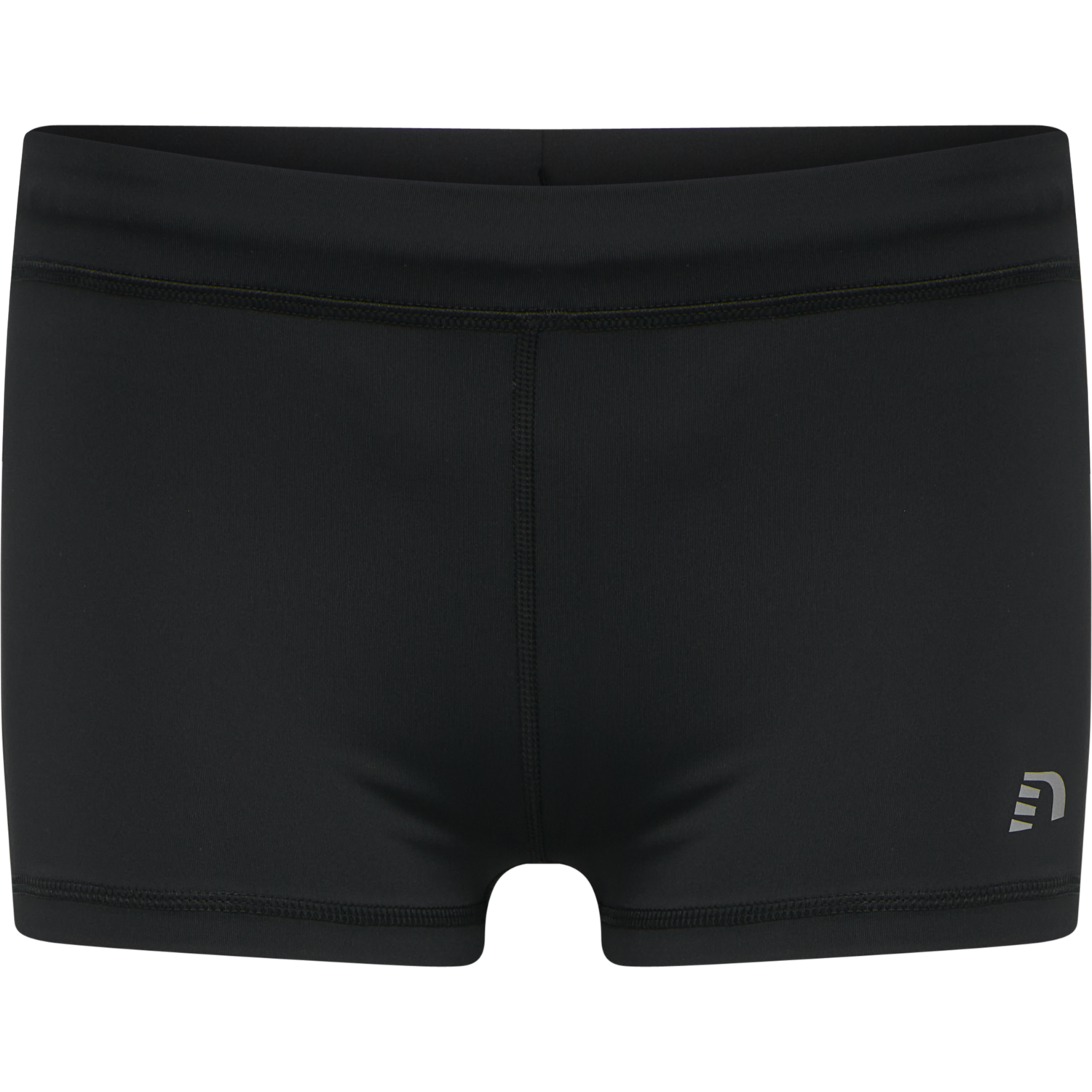 WOMEN CORE ATHLETIC HOTPANTS, BLACK, packshot