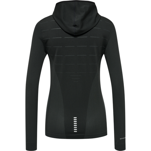 nwlCAMBRIGDE SEAMLESS HOODIE female, BLACK, packshot