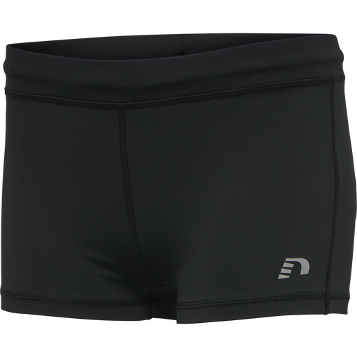 WOMEN CORE ATHLETIC HOTPANTS, BLACK, packshot