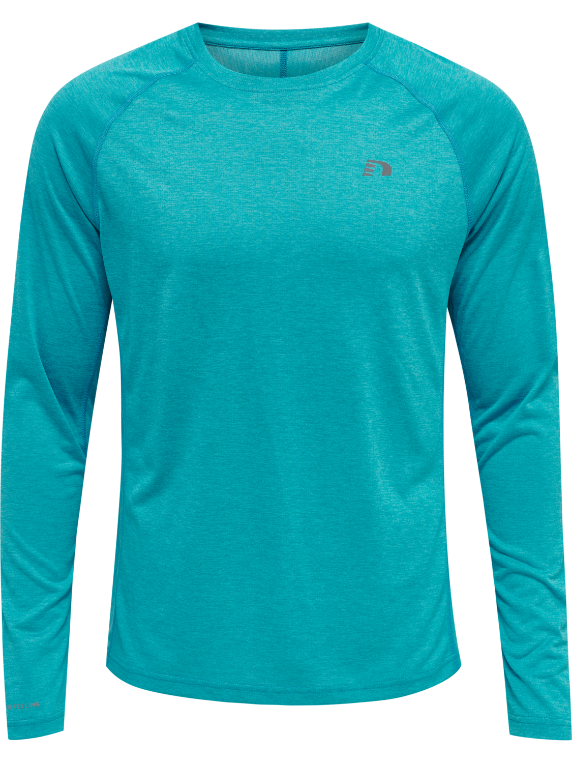 MEN RUNNING L/S, CAPRI BREEZE MELANGE, packshot