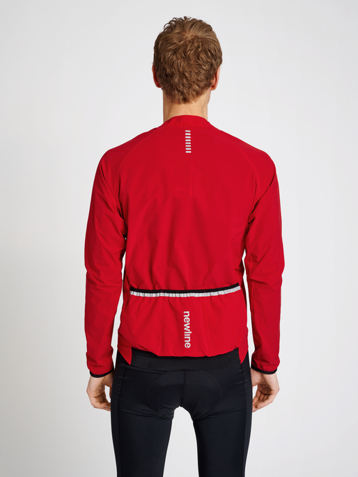 MENS CORE BIKE JACKET, TANGO RED, model