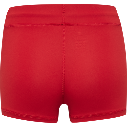 WOMEN CORE ATHLETIC HOTPANTS, TANGO RED, packshot
