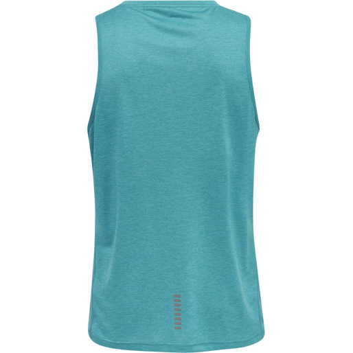 MEN RUNNING SINGLET, CAPRI BREEZE MELANGE, packshot