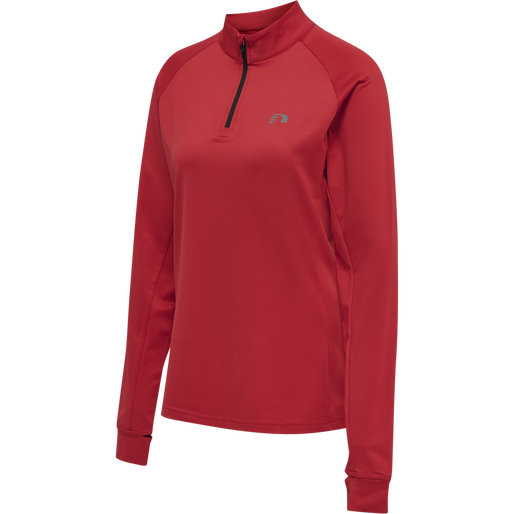 WOMEN'S CORE MIDLAYER, TANGO RED, packshot
