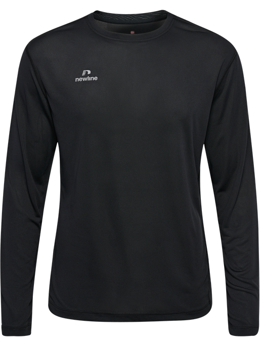 nwlBEAT T-SHIRT L/S, BLACK, packshot