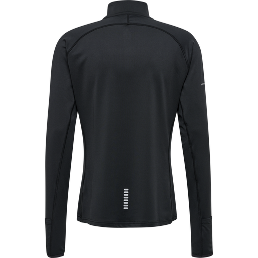 nwlLAKEWOOD 1/2 ZIP L/S MEN, BLACK, packshot