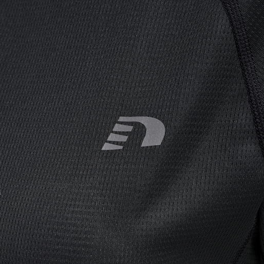 WOMEN CORE RUNNING T-SHIRT L/S, BLACK WOMEN CORE RUNNING T-SHIRT L/S, BLACK, packshot