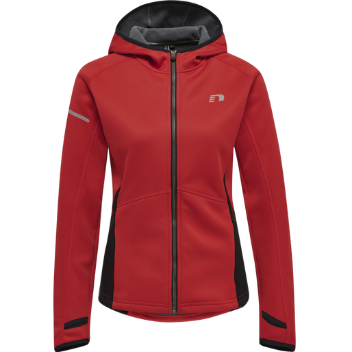 BASE WARM UP JACKET, TRUE RED, packshot