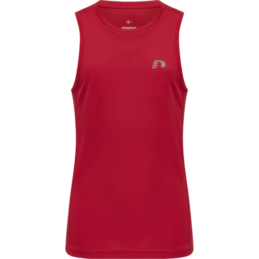 KIDS CORE RUNNING SINGLET, TANGO RED, packshot