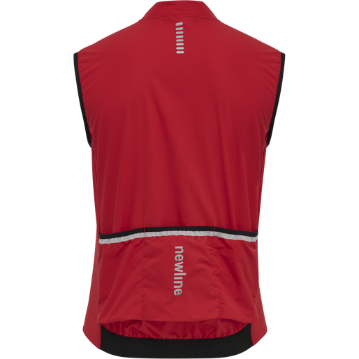 MENS CORE BIKE GILET, TANGO RED, packshot