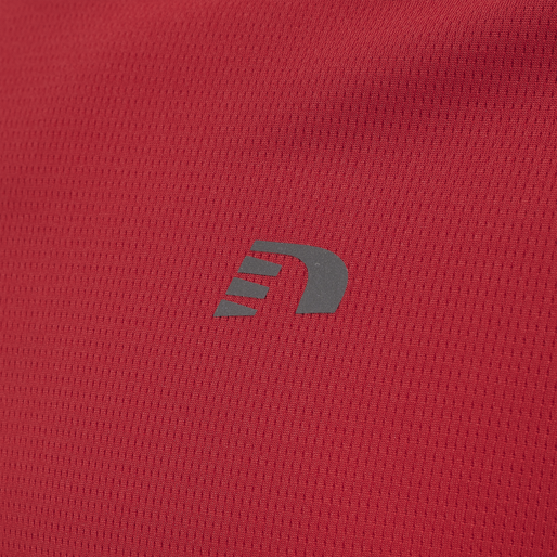 MEN CORE RUNNING T-SHIRT L/S, TANGO RED, packshot