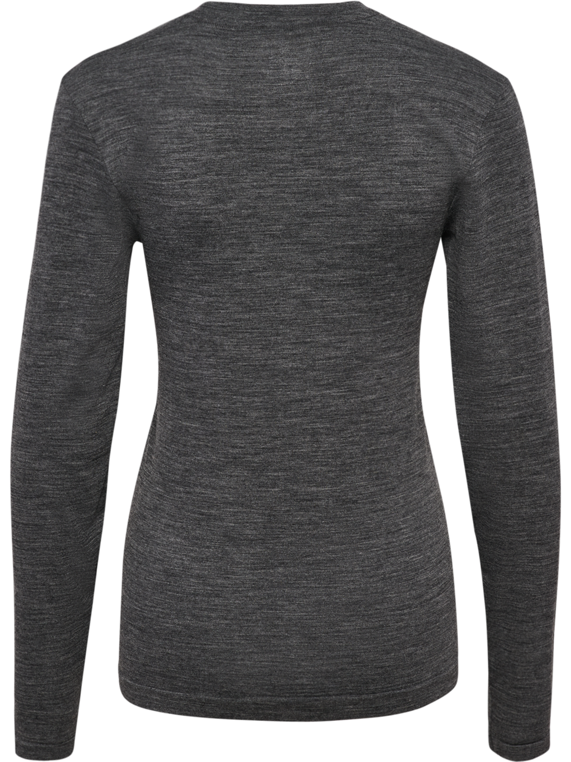 nwlTHERMA WOOL BLEND T-SHIRT L/S W, BLACK, packshot