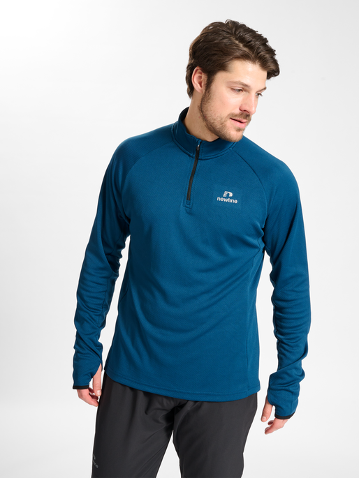 nwlPHOENIX 1/2 ZIP L/S male, MAJOLICA BLUE, model