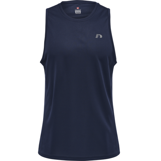MEN CORE RUNNING SINGLET, BLACK IRIS, packshot
