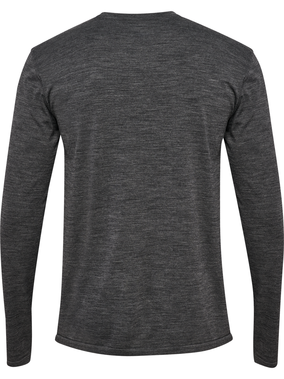 nwlTHERMA WOOL BLEND T-SHIRT L/S, BLACK, packshot