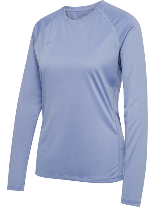 nwlBEAT W T-SHIRT L/S, ACTIVE BLUE, packshot