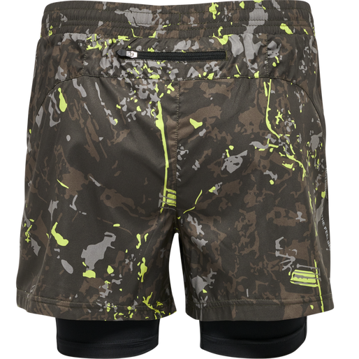 nwlKANSAS 2-IN-1 SHORTS female, TERRAIN AOP, packshot