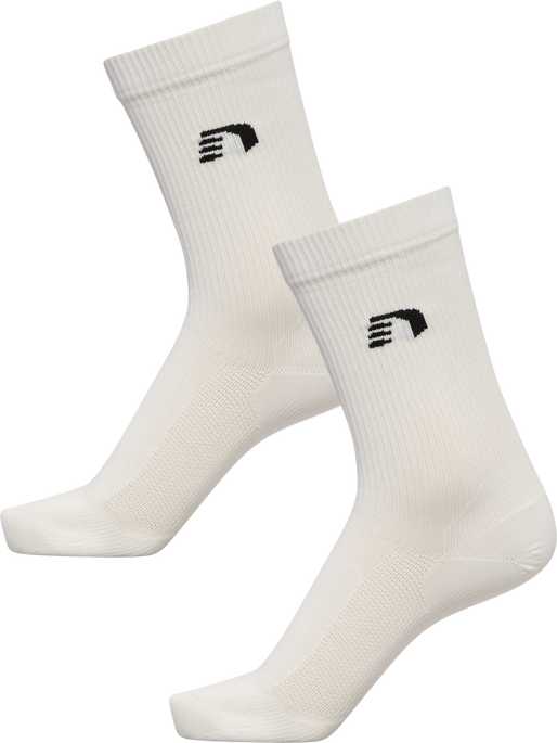 nwlLOGO FUNCTIONAL SOCKS 2-PACK, WHITE nwlLOGO FUNCTIONAL SOCKS 2-PACK, WHITE, packshot