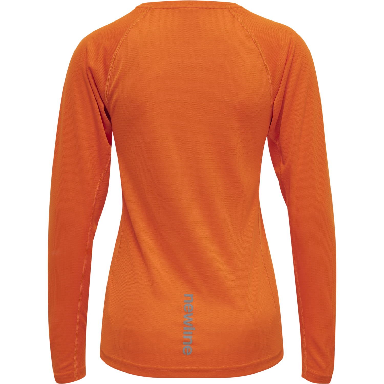 WOMEN CORE RUNNING T-SHIRT L/S, ORANGE TIGER, packshot