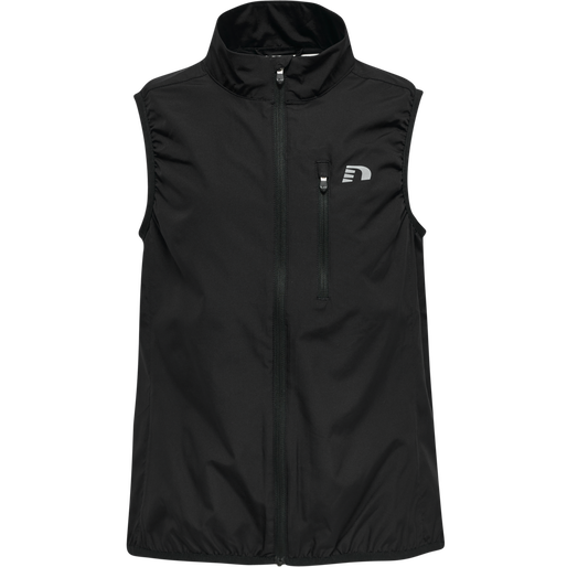KIDS CORE GILET, BLACK, packshot