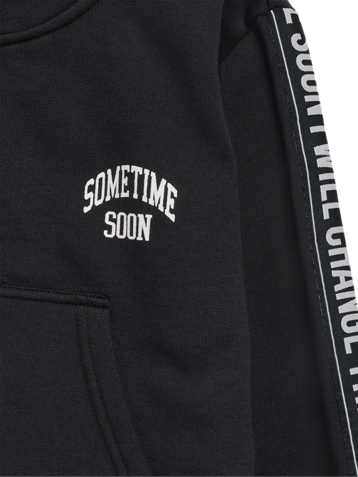 stsEVIE ZIP HOODIE, BLACK, packshot