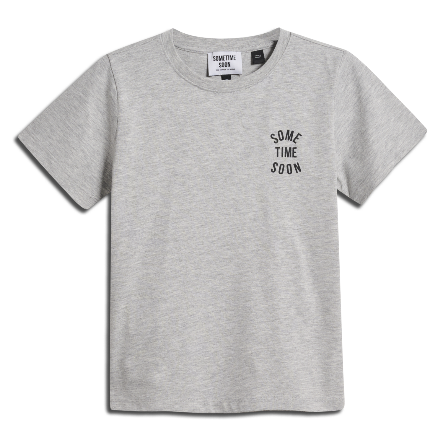 stmREVOLUTION T-SHIRT S/S, GREY MELANGE, packshot