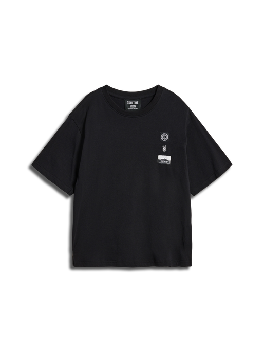 stsTHIAGO T-SHIRT, BLACK, packshot