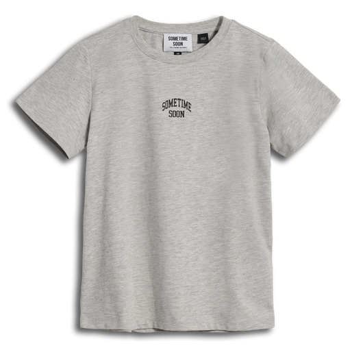 stmEMPOWER T-SHIRT S/S, GREY MELANGE, packshot